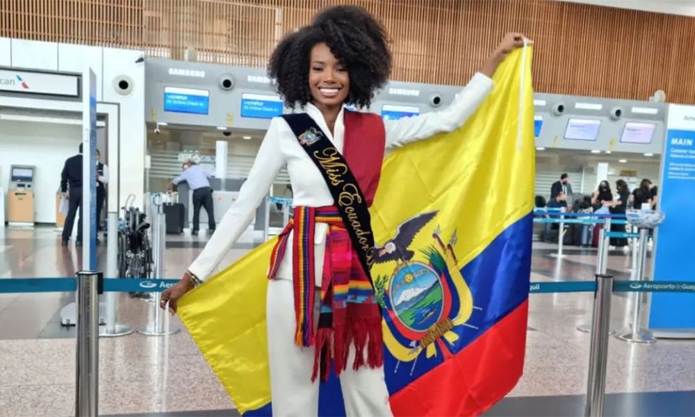 Miss Universo As Se Despidi Nayelhi Gonz Lez De Ecuador