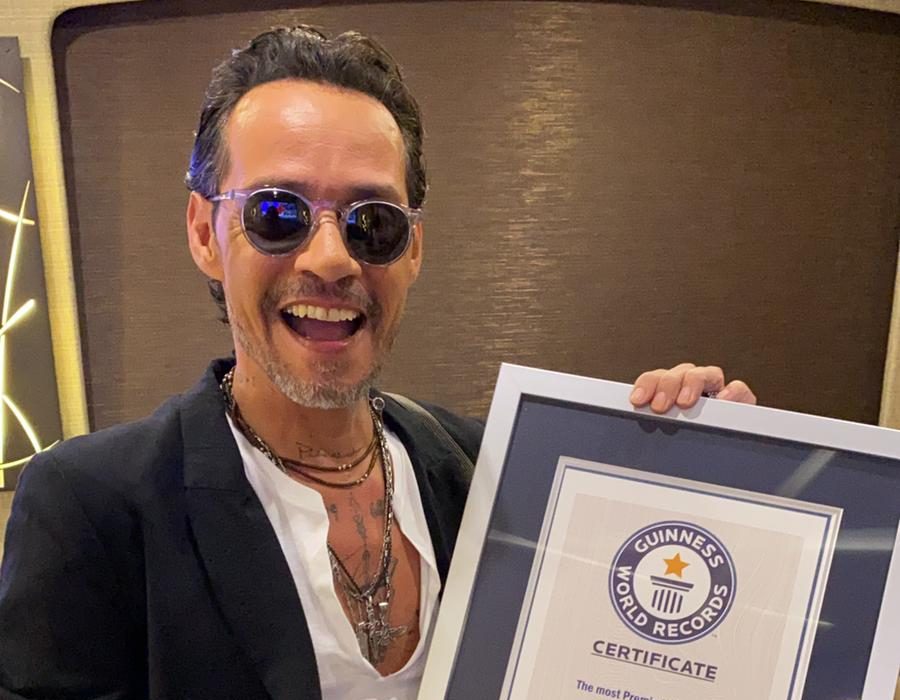 Record Guinness Marc Anthony Michael Jackson Kary Perry Luis Fonsi Eminem