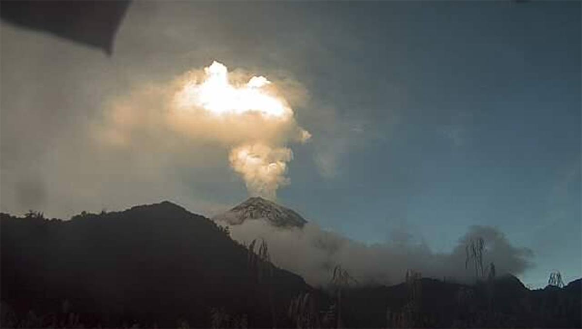 volcán Sangay este 2021