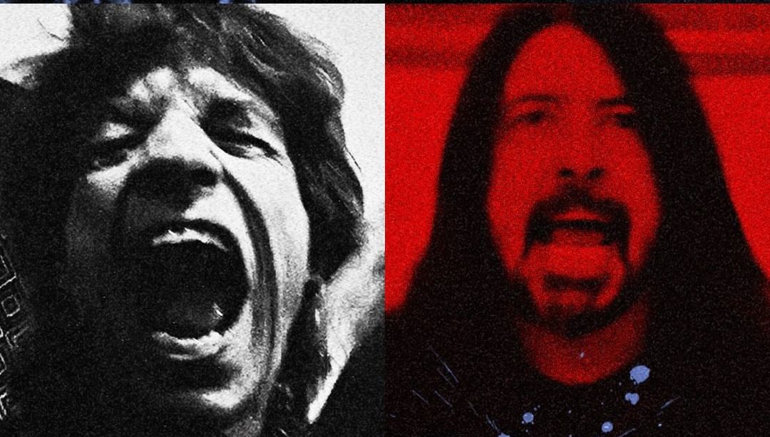 Dave Grohl Mick Jagger Eazy Sleazy