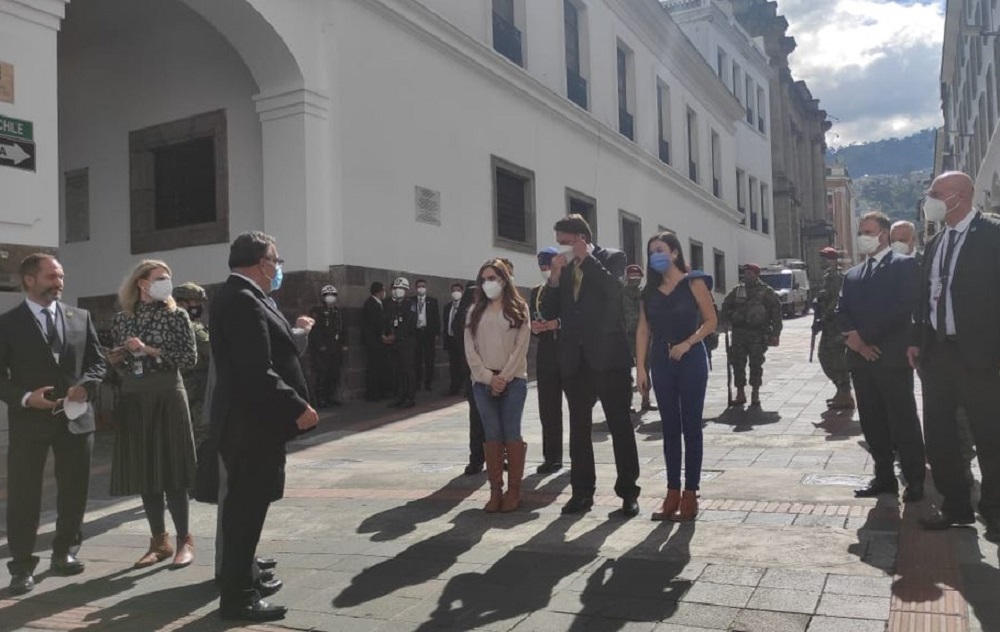 Jair Bolsonaro en Quito