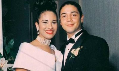 Selena y Chris Pérez