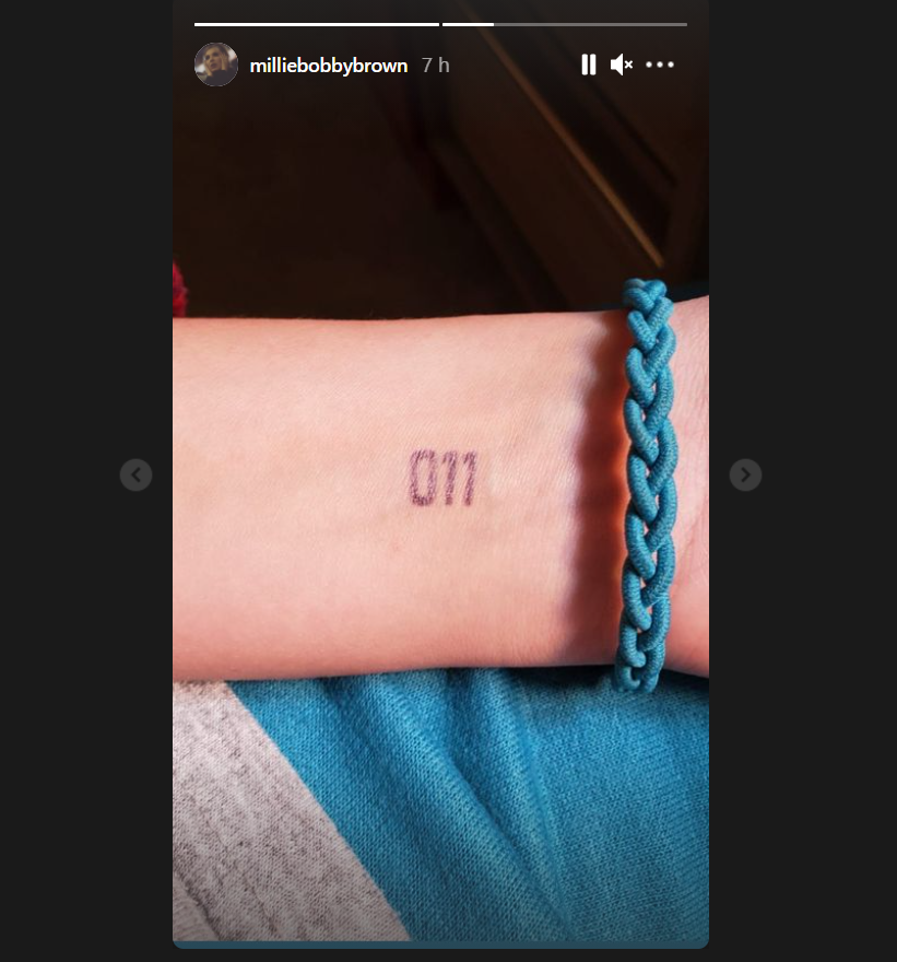 Millie Bobby Brown presume tatuaje de su personaje en Stranger Things tras estreno de tráiler de la cuarta temporada