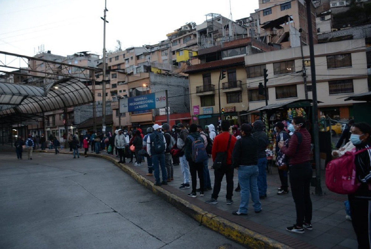 Paro de transporte Quito
