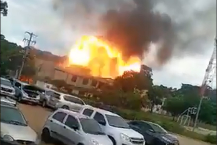 Explosion en Colombia