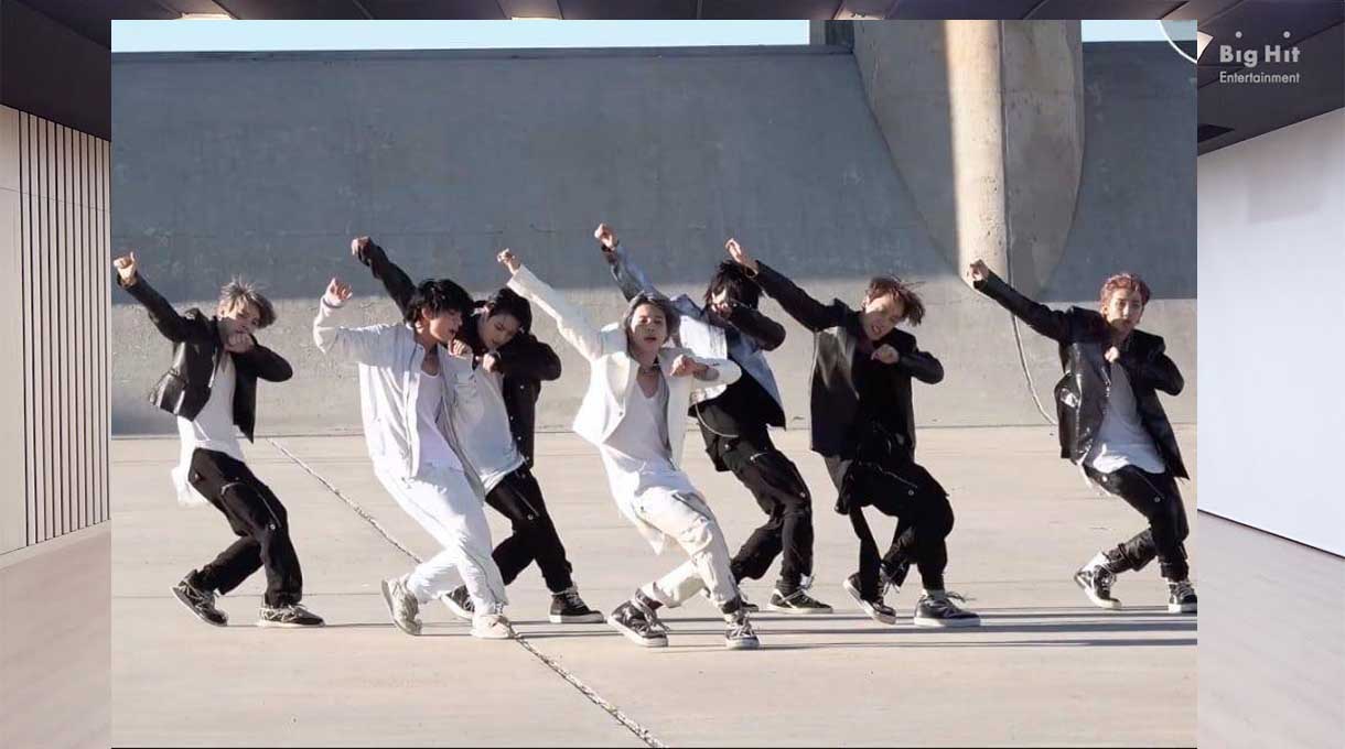 BTS coreografía
