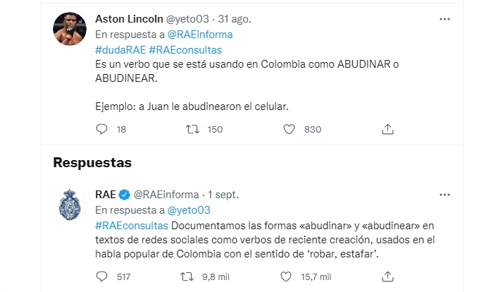 Colombia RAE abudinar