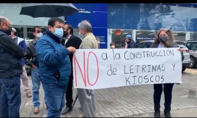 moradores protestan remoción área verde cuenca