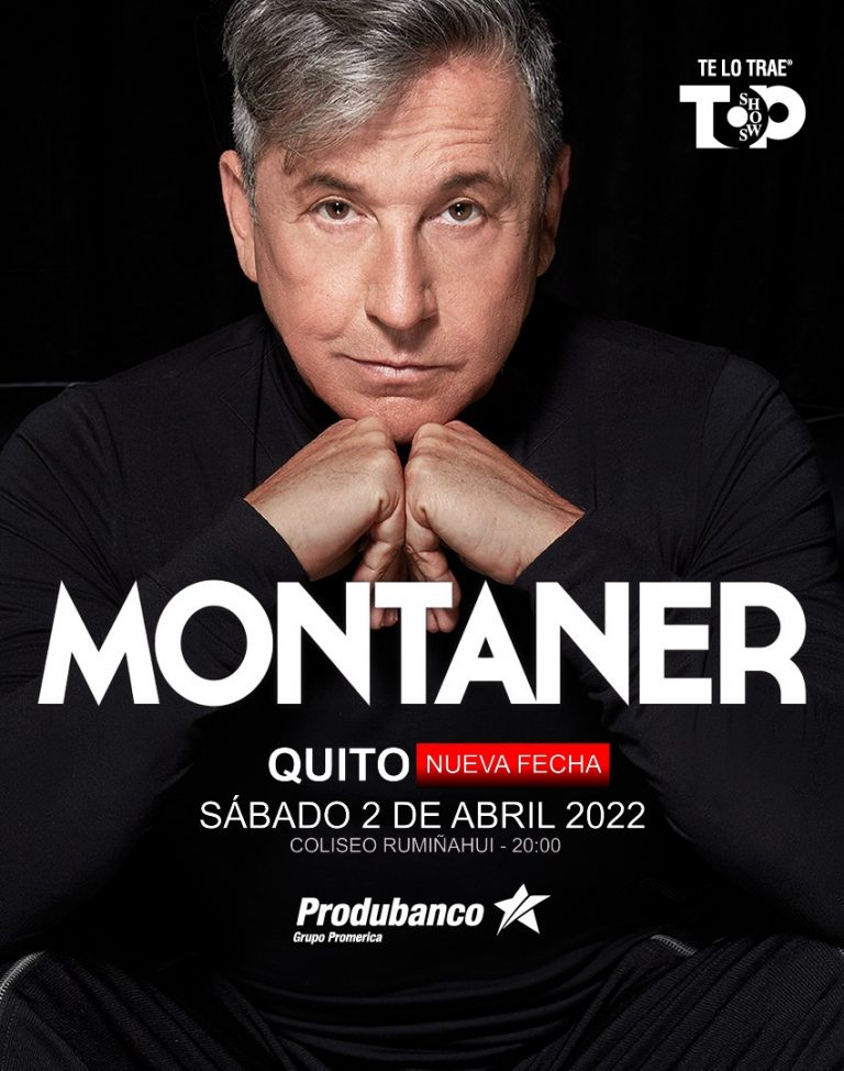Anuncian concierto de Ricardo Montaner en Quito para abril de 2022