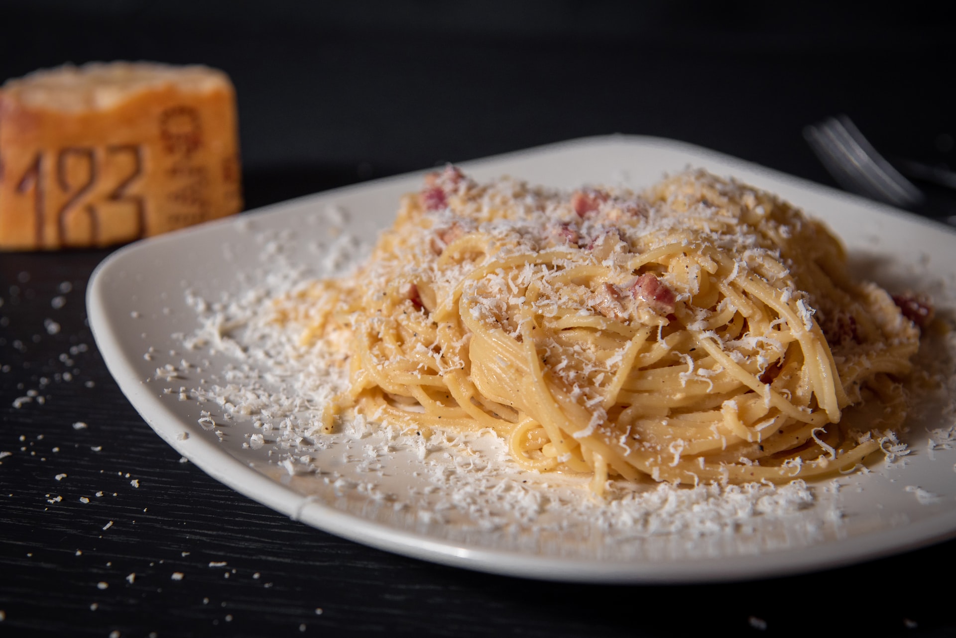 Pasta Carbonara Dia Mundial del Spaghetti Unsplash