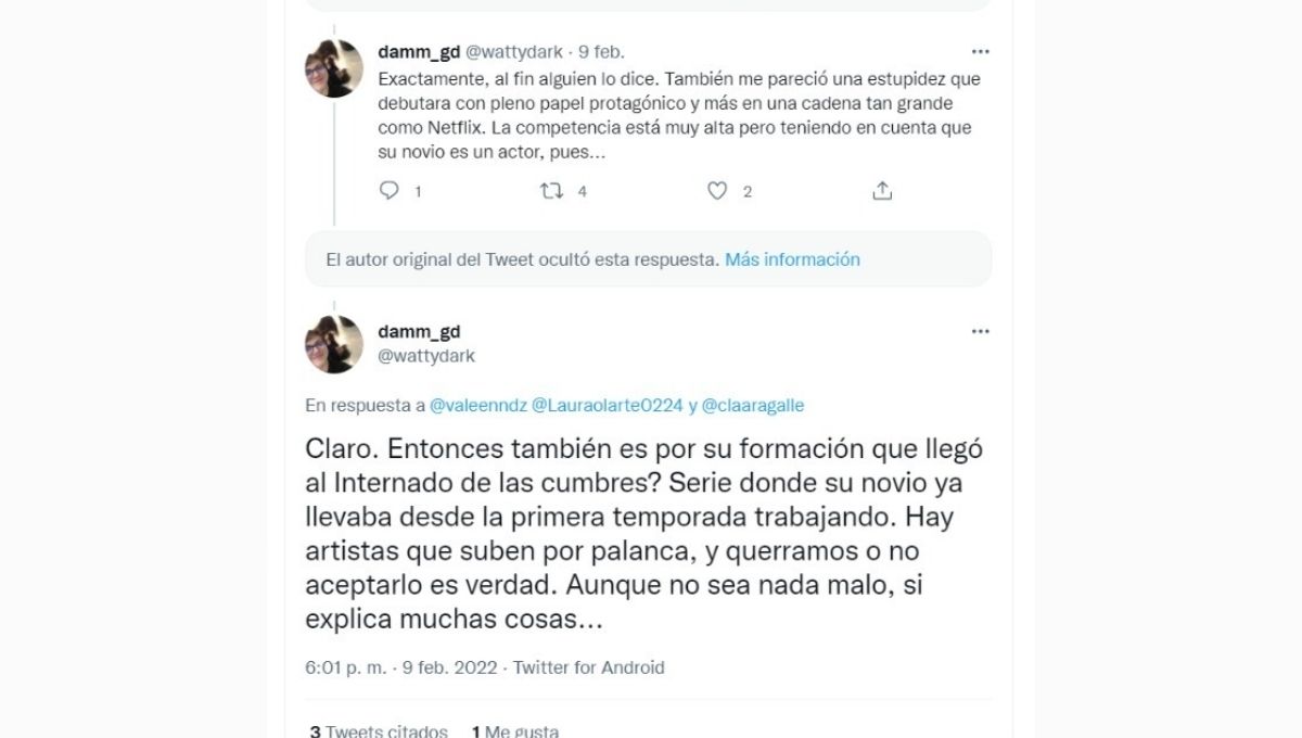 Criticas Clara Galle Novio