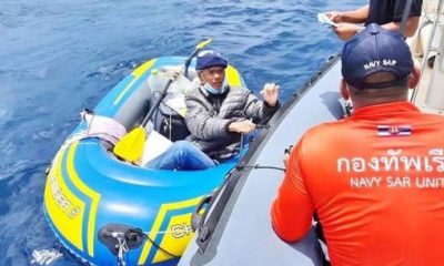 hombre emprende viaje de 2.000 kilómetros en bote inflable y a remo para reencontrarse con su esposa