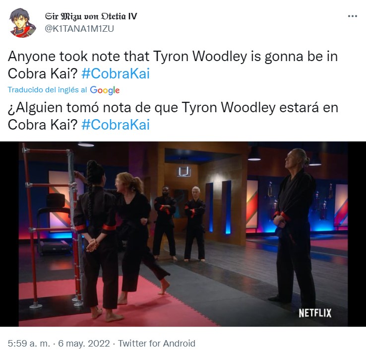 Cobra Kai Tyron Woodley Quinta Temporada