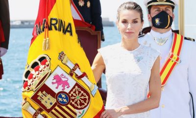 Reina Letizia Vestido Dolce Gabbana Semitrasparencias