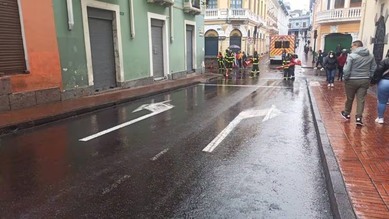Emergencia en Centro de Quito