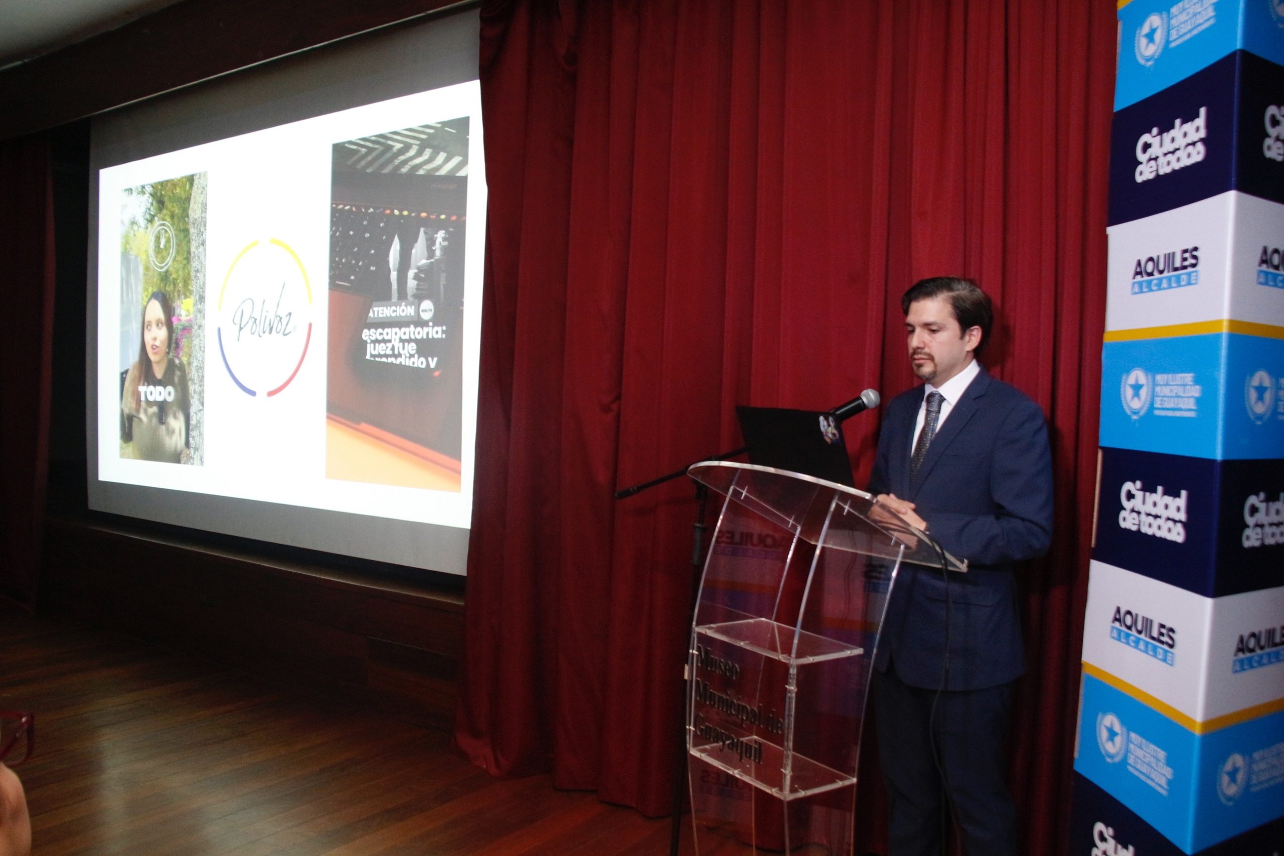 Presentación oficial de Polivoz, red social para el activismo social. Foto: Cortesía.